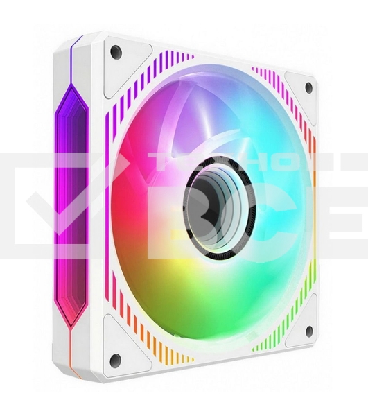Вентилятор для корпуса Alseye Mirror-W-R белый, 120 мм, 2000 об/мин, 35.2 дБ, 4 pin