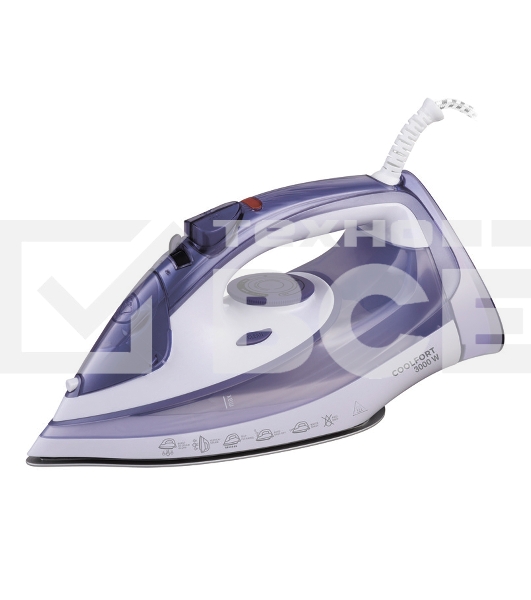 Утюг Coolfort CF-3409 3000Вт сиреневый/белый