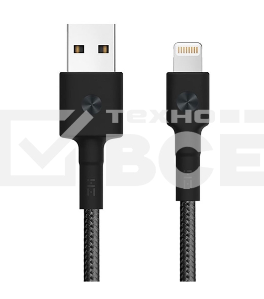 USB кабель ZMI USB cable (MFi certified 200cm PP braided Lightning cable)black 