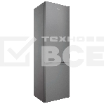 Холодильник Hotpoint HT 4200 S серебристый двухкамерный 247/78л морозилка снизу, No Frost, фото2