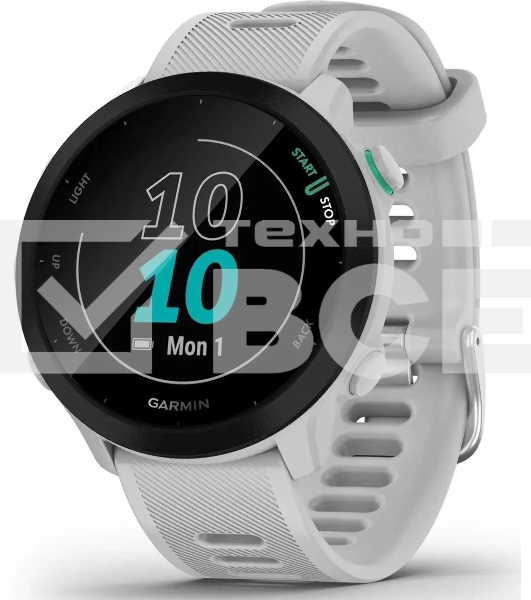 Смарт-часы Garmin Forerunner 55 белый 42мм