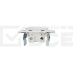 Розетка SKANDY 10А без заземл. без защ. шторок SK-R02W арктич. бел. IEK SK-R10-10-K01, фото4
