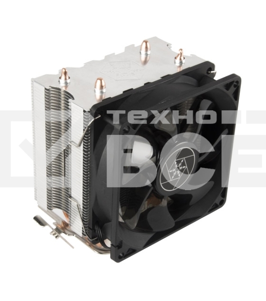 Кулер универсальный Silverstone SST-KR03 Kryton CPU Cooler, low noise, silent hydraulic bearing 92mm blue LED fan, universal Socket compatibility