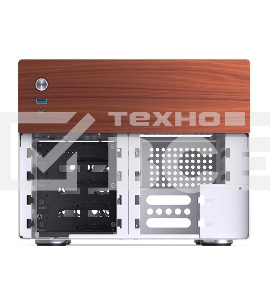 Корпус без блока питания JONSBO N4, Mini-Tower, 1x120mm, 1xUSB-A 3.0 + 1xUSB-C 3.2, SFX PSU Support, mATX, mITX White