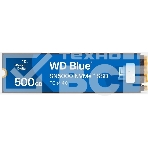 Накопитель SSD WD Blue SN5000, 500Gb, PCIe 4.0 x4, M.2 2280, NVMe, R/W 5000/4000, фото 1