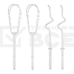 Миксер ручной Starwind SHM-251 250Вт белый/коралловый, фото16