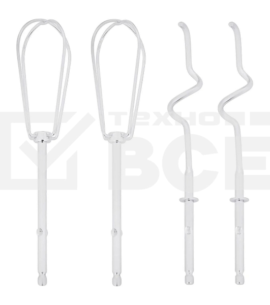 Миксер ручной Starwind SHM-251 250Вт белый/коралловый