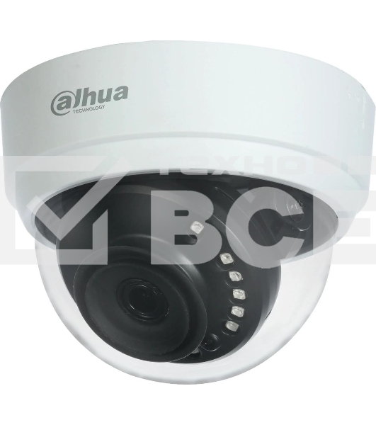 Камера видеонаблюдения аналоговая Dahua DH-HAC-D1A21P-0280B 2.8-2.8мм цв.