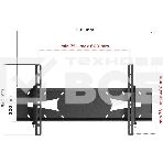 Кронштейн для телевизора Holder PTS-4006 черный 32'-90' макс.40кг настенный наклон, фото2