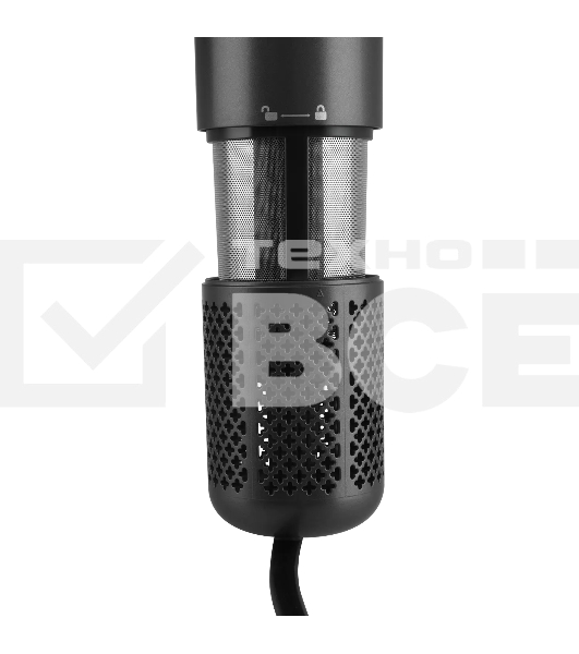 Фен LEONORD LE-1214 черный, 1800 Вт, ионизация