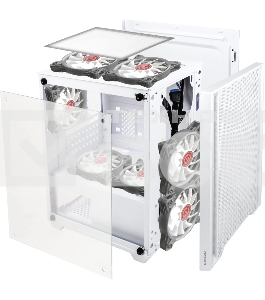 Компьютерный корпус Ginzzu CL540 белый mATX