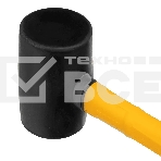 Киянка резиновая Denzel 225 г, черная, фибергласовая рукоятка c TPR покрытием, фото3