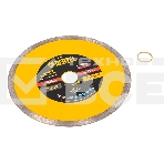 Диск алмазный сплошной Denzel супертонкий, 200 х 25,4 мм, горячее прессование, мокрое резание, фото5