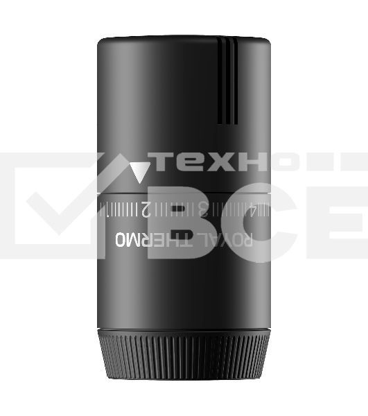 Термоголовка жидкостная Royal Thermo Design М30х1,5 (черный)