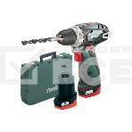 Дрель-шуруповерт аккумуляторная Metabo PowerMaxx BS 600080500, Аккумуляторный, 12В, 2 АКБ, фото3