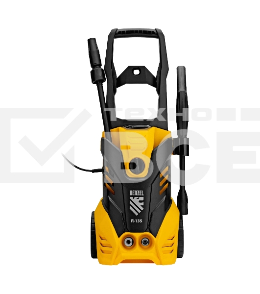 Моечная машина высокого давления Denzel R-135 1800 Вт, 135 бар, 6 л/мин, колесная