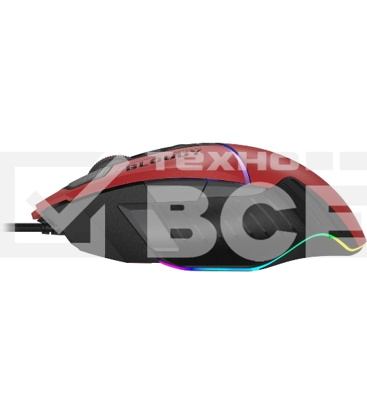 Мышь проводная A4Tech Bloody W95 Max Sports красный/черный оптическая (12000dpi) USB (10but)