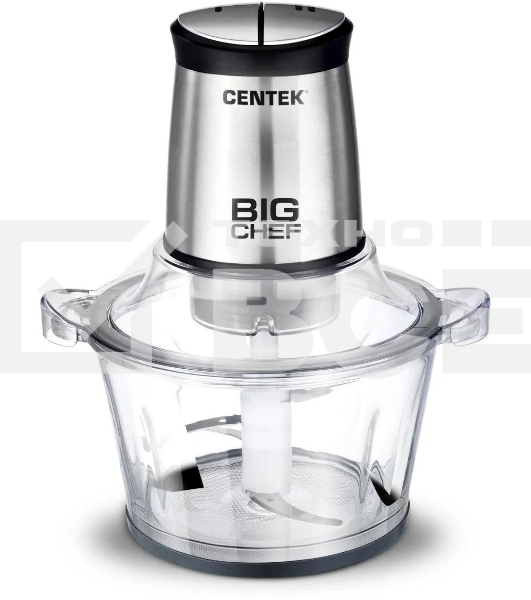 Измельчитель Centek CT-1394, стационарный, серебристый