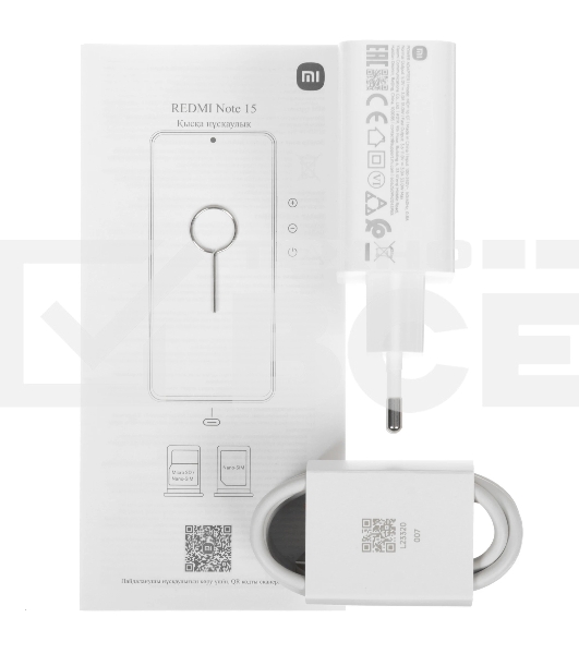 Смартфон Xiaomi Redmi Note 15, 8/256Gb, черный