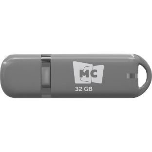 Флешка USB MORE CHOICE МФБ32 Grey (4620202558886), 32GB, USB 3.0, R/W 25/15, серый
