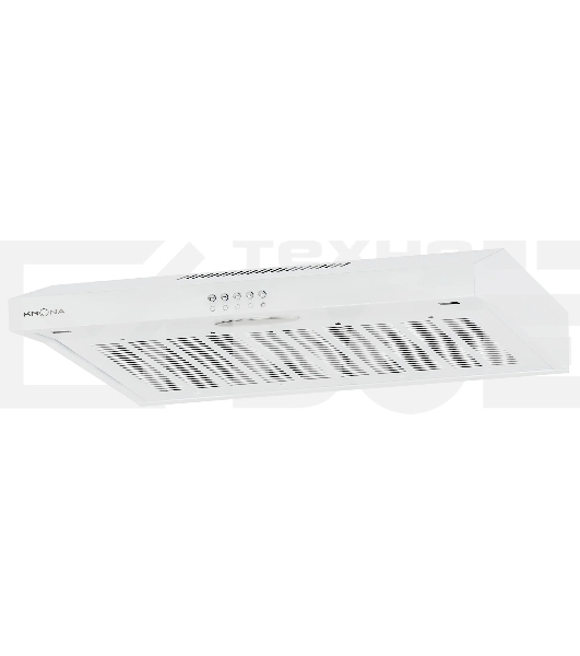 Вытяжка подвесная KRONA ERMINA 600 white PB белая, 59.6 см, 455 куб. м/ч, 42 дБ