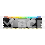 Оперативная память Kingston Fury Renegade, DDR4, 32GB (1x32GB), 3200MHz, CL16, с радиатором, RGB, серебристый/чёрный, фото 1