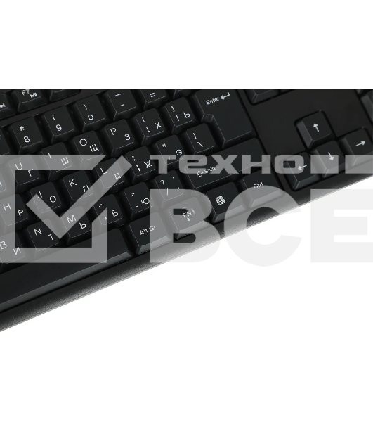 Клавиатура A4Tech KR-3 проводная, USB, черный
