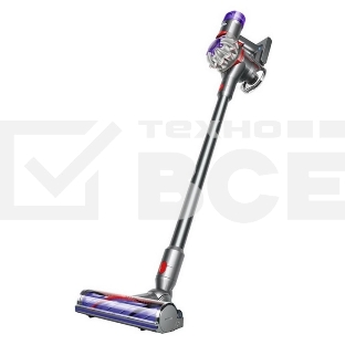 Пылесос вертикальный Dyson V8 Absolute оранжевый/серебристый, питание от аккумулятора, 115 Вт, уборка сухая, пылесборник 0.54 л, работа от АКБ max - 40 мин