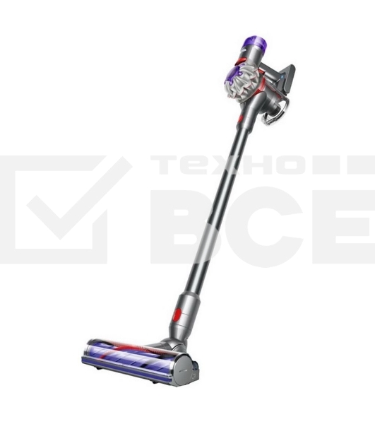 Пылесос вертикальный Dyson V8 Absolute оранжевый/серебристый, питание от аккумулятора, 115 Вт, уборка сухая, пылесборник 0.54 л, работа от АКБ max - 40 мин