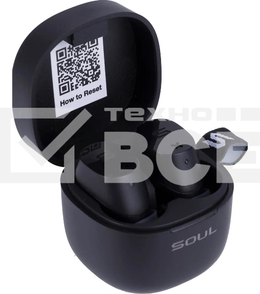 Наушники TWS SOUL ST-XX матовый черный, внутриканальные, Bluetooth