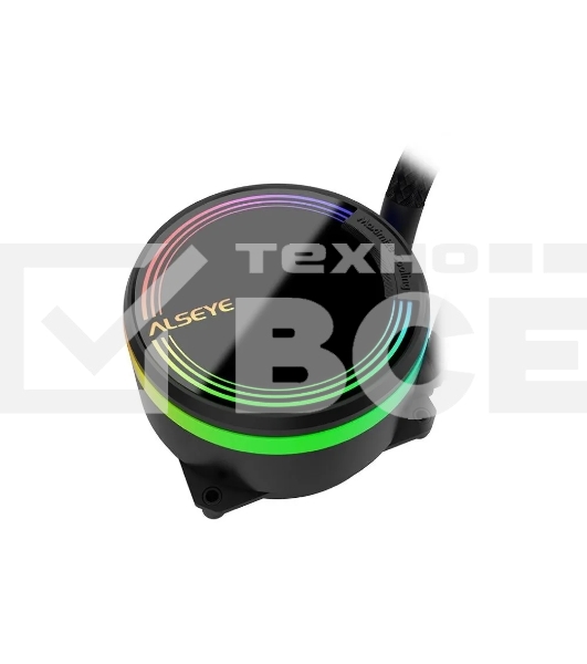 Система жидкостного охлаждения Alseye M240B черный, 120 мм, алюминий/медь, 1800 об/мин, 42.3 дБ, 4 pin