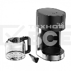 Кофеварка капельная  BQ CM1001 черный-стальной, исп. кофе -  молотый, 1.5 л, 900 Вт., фото 1