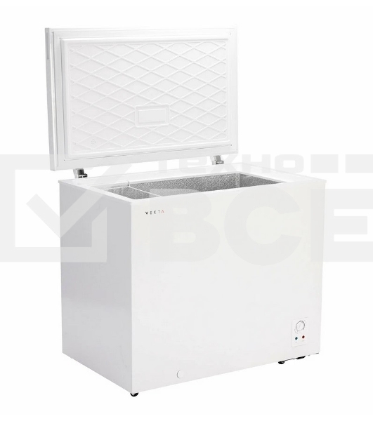 Морозильный ларь Vekta FR-270W02, Белый, 270л, 1 камера, 960*635*858 мм , полезный объем 249 л.