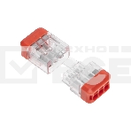 Экспресс-клемма Rexant СМК 2273-203R проходная разъемная 3 полюса 0,5-2,5мм² (50 шт/уп), фото4