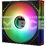 Кулер для корпуса Thermalright TL-M12-S (120x124x25mm, 4-pin PWM, ARGB, 47.6CFM, 23.2dBA, 1500RPM, Black), фото13
