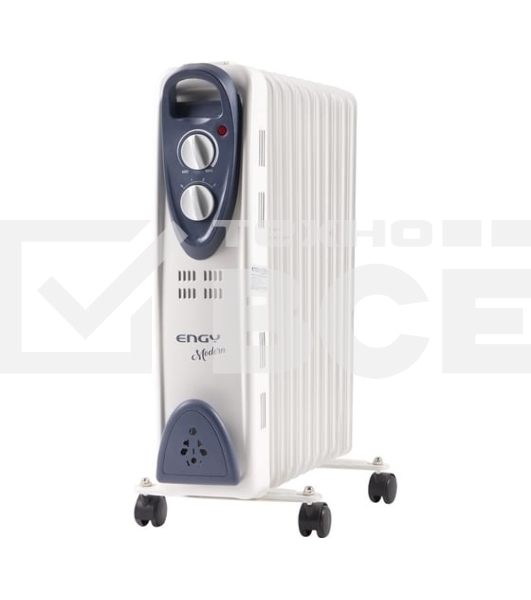 Масляный обогреватель ENGY EN-2211 Modern (11 секций) белый, 2500 Вт, 25 м2, термостат