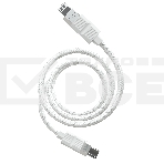 Дата-кабель MORE CHOICE (4620202555045) K87ia USB 3.0A PD 27W для Lightning ng 8-pin Type-C - 1м, белый, фото2