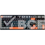 Клавиатура проводная AULA S100 Black-Gray-Orange, механическая, фото 1