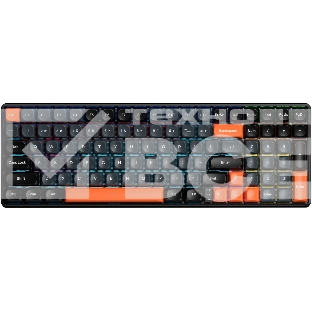 Клавиатура проводная AULA S100 Black-Gray-Orange, механическая