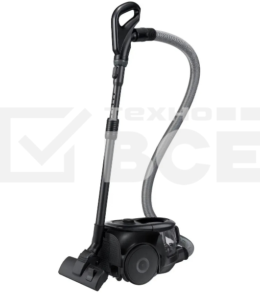 Пылесос Samsung VC18M2150SG/EV серый/черный, 380/1800 Вт, уборка сухая, пылесборник контейнер 1.5 л