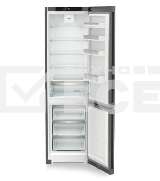 Холодильники Liebherr CNdgc 5703-20 001 Pure темно-серый двухкамерный 266/94л морозилка снизу, No Frost