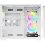 Компьютерный корпус Ocypus Iota C50 WH Curve ARGB Digital (Iota-C50-WHD300CD-GL), фото7
