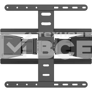 Кронштейн для телевизора Ultramounts UM955 черный 37'-75' макс.50кг настенный поворот и наклон