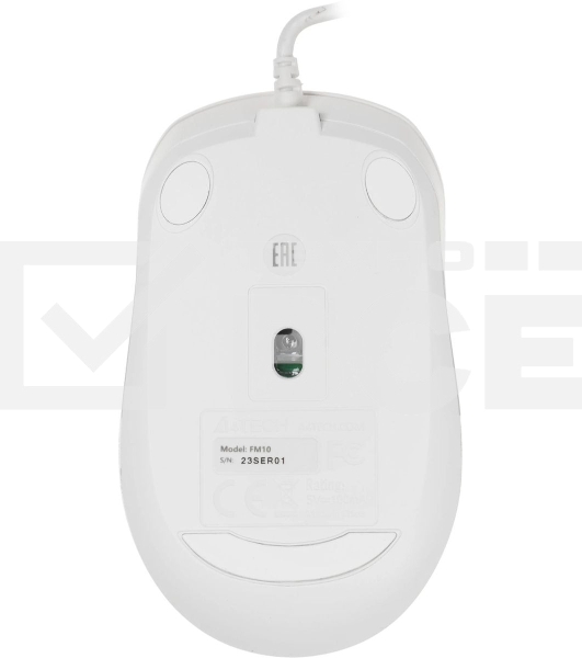Мышь проводная A4Tech Fstyler FM10 белый/серый, 1600 dpi, USB, кнопки - 4