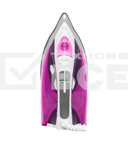 Утюг BBK ISE-2409 фиолетовый, 2400 Вт, 40 г/мин, 140 г/мин, 360 мл
