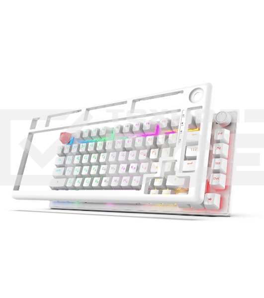 Клавиатура Filum FL-GKBM15 проводная, USB Type-C, белый