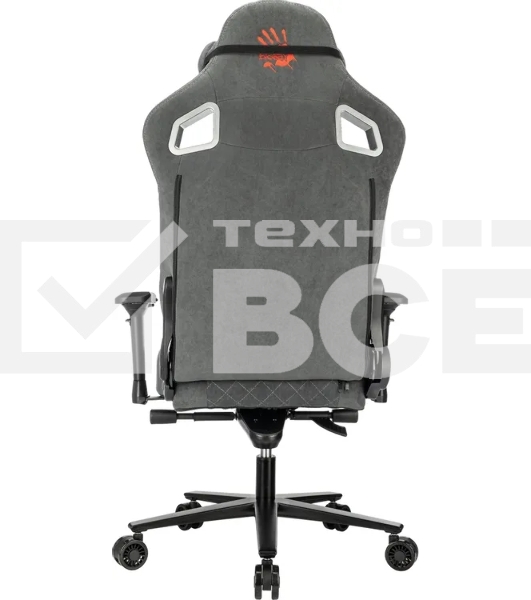 Кресло игровое A4Tech Bloody GC-660 серый искусственная замша