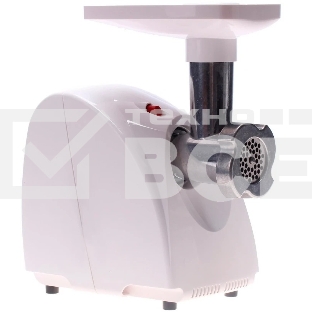 Мясорубка электрическая Аксион М31.01 белый, 1500 Вт, 1.7 кг/мин, реверс, защита от перегрузки, насадки - 4