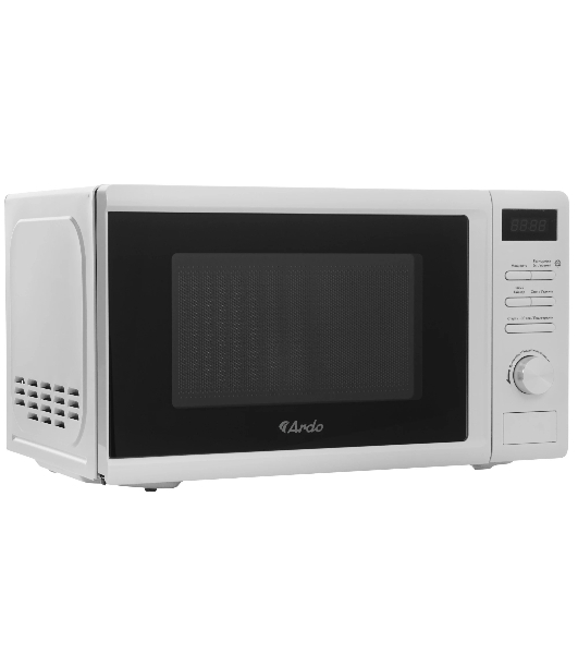 Микроволновая печь Ardo MEA20-EW2 белый, 20 л, 700 Вт, переключатели - кнопки, поворотный механизм