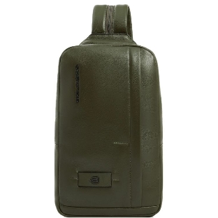 Рюкзак слинг Piquadro Russel CA6764W137/VE2 хаки кожа